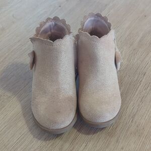 Sparkly Tan Kids Shoes